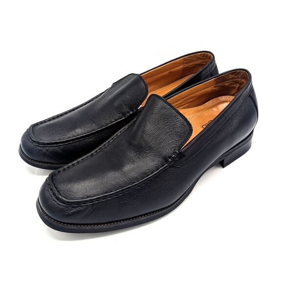 Abeo Bio System Moc Toe Venetian Comfort Shoe Loafers Black Leather Mens 12 (46) - Picture 3 of 8